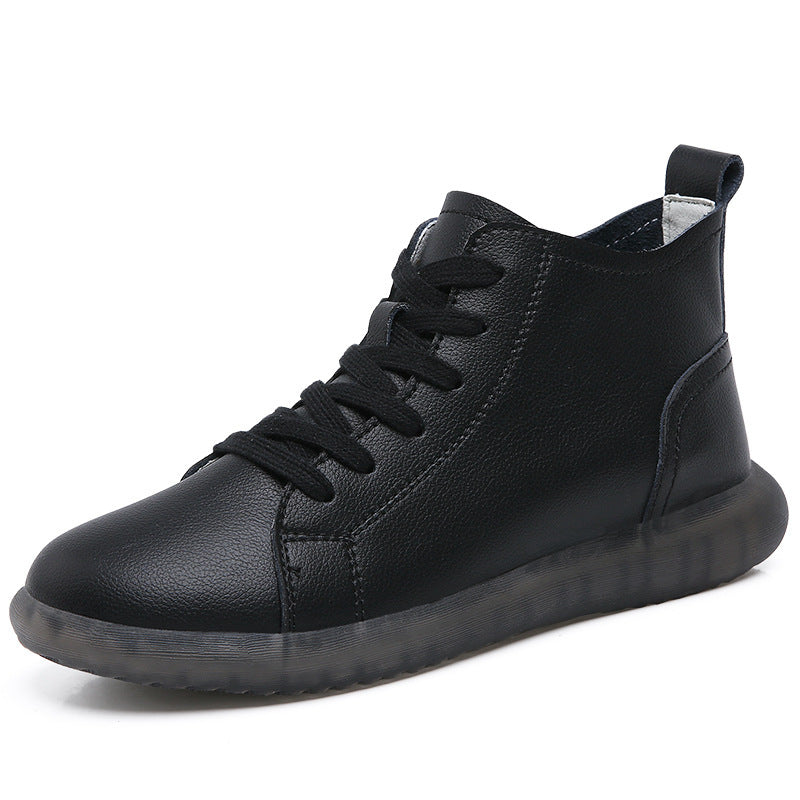 Amy – Flat Women's Boots in Vegan Leather