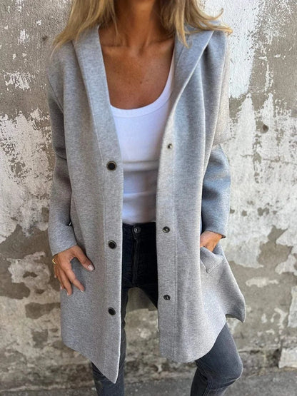 Heather – Casual Women's Hoodie Cardigan