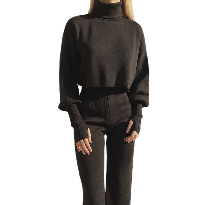 Angela – Casual Turtleneck Set with Long Sleeves