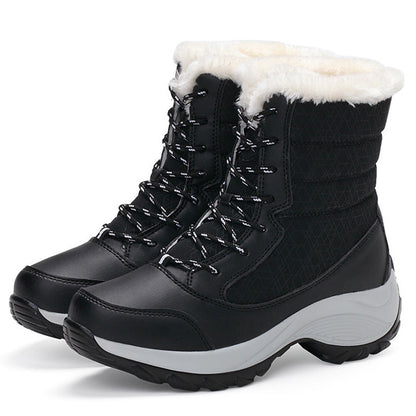 Kathleen – Warm Women's Snow Boots with Plush Lining