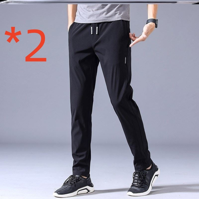 Nick – Casual Men's Sweatpants with Drawstring in Korean Style