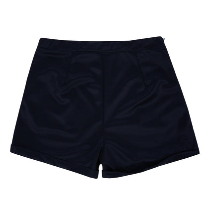 Tommy – Hot Plain Button-Decorative Shorts
