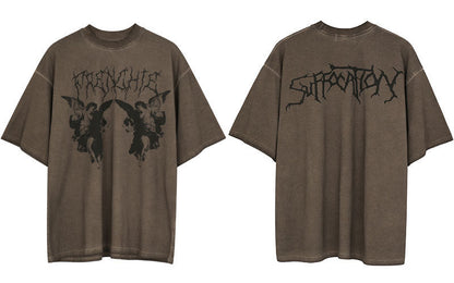 Scott – Retro Loose Sports T-Shirt in Y2k Style