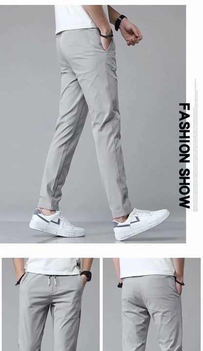 Nick – Casual Men's Sweatpants with Drawstring in Korean Style