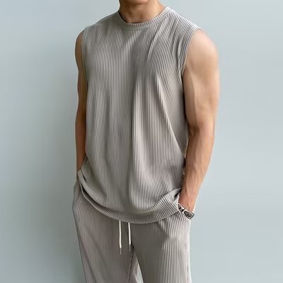 Shaun – Sporty Men's Tank Top Set for Summer