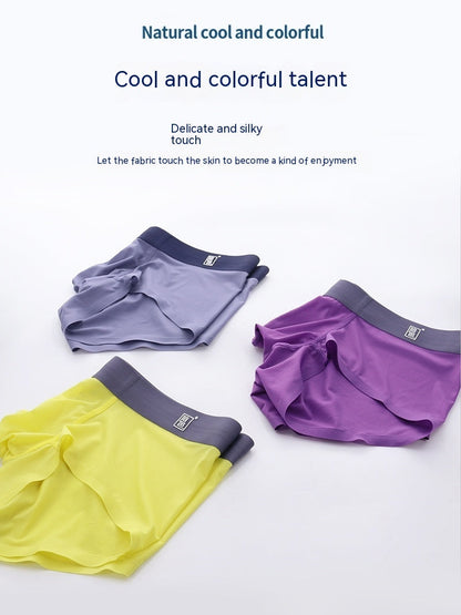 Nick – Breathable Men's Summer Boxer Shorts in Ice Silk