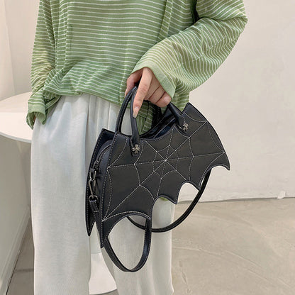 Leanne – Shoulder Bag with Spider Web Design