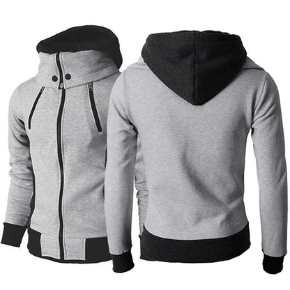 Sean – Sporty Men's Jacket with Hood and Zipper