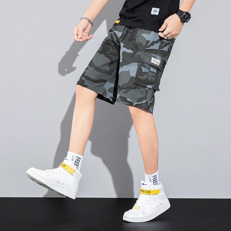 Dan – Casual Cargo Shorts with Drawstring and Multiple Pockets for Men
