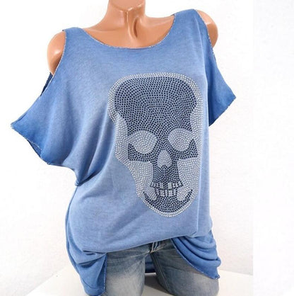 Shirley – Women's T-Shirt with Skull Design