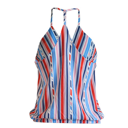 Julia – Women's V-Neck Camisole with Color Stripes