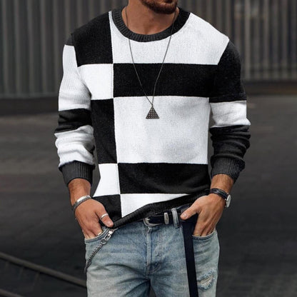 Ronald – 3D Sweater for Men with Long Sleeves