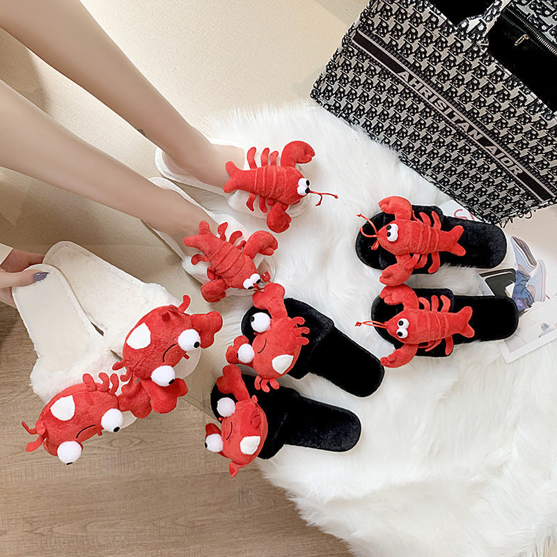 Rose – Fashionable Cotton Slippers with Crab Design