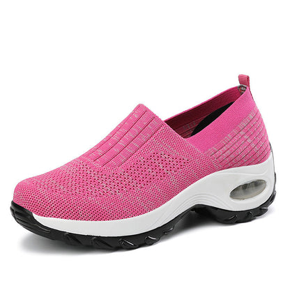 Hannah – Breathable Women's Sneakers with Air Cushion and Thick Sole