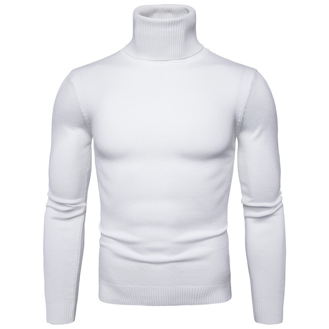 Lawrence – Slim Thermal Turtleneck Sweater for Men in Solid Designs