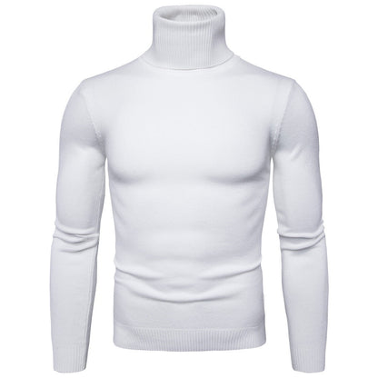 Lawrence – Slim Thermal Turtleneck Sweater for Men in Solid Designs