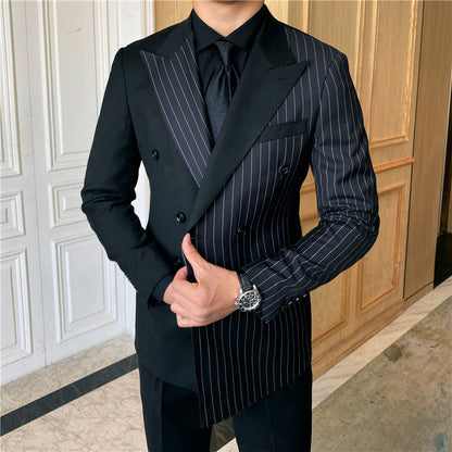 Arthur – Striped Double-Breasted Suit