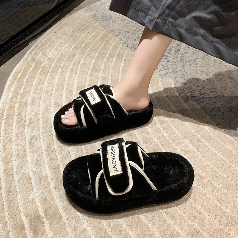 Leah – Fashionable Platform Slip-Ons with Velcro