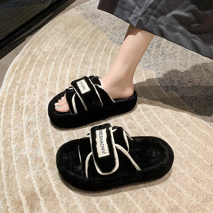Leah – Fashionable Platform Slip-Ons with Velcro