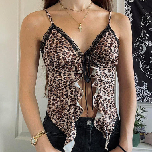 Stephanie – Sexy Leopard Print Sling