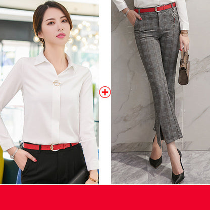 Michelle – Elegant Women's Blouses in Suits