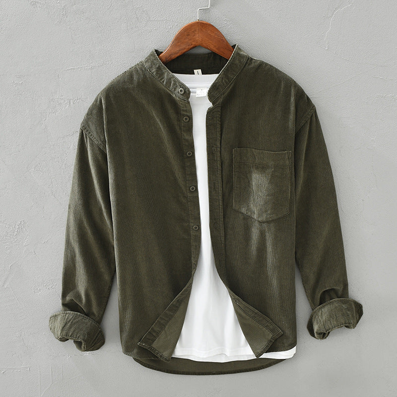 Zoe – Casual Cord Shirt with Long Sleeves