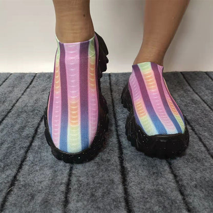 Marion – Colorful Women's Athletic Sneakers with Thick Soles