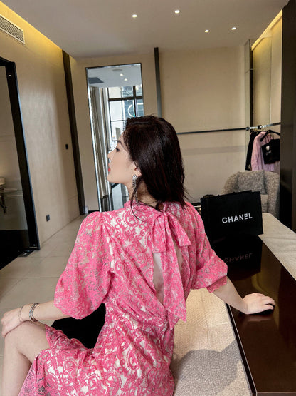 Nicola – Elegant Embroidered Lace Skirt