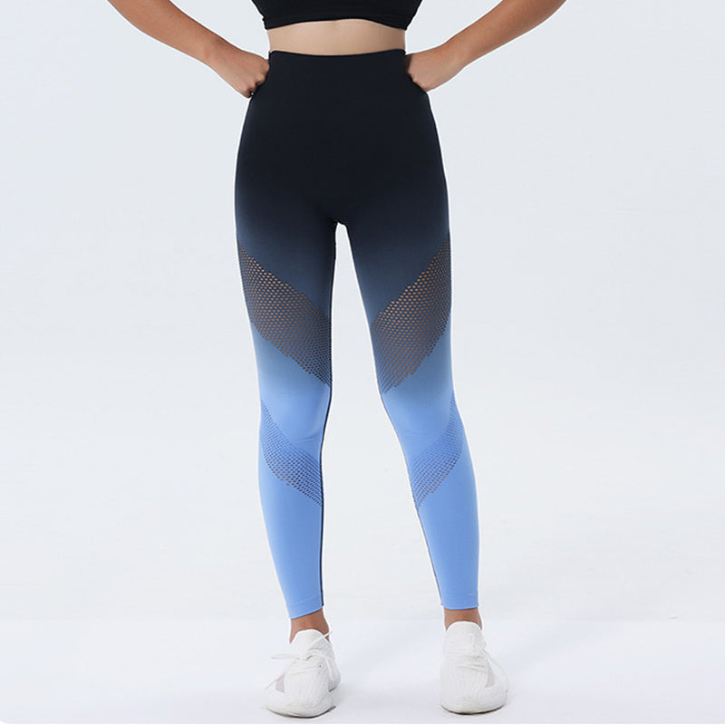 Lucy – Seamless High-Waisted Fitness Leggings with Gradient Design