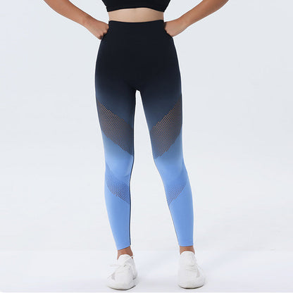 Lucy – Seamless High-Waisted Fitness Leggings with Gradient Design