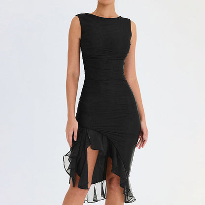Janet – Slim Sleeveless Party Club Dress