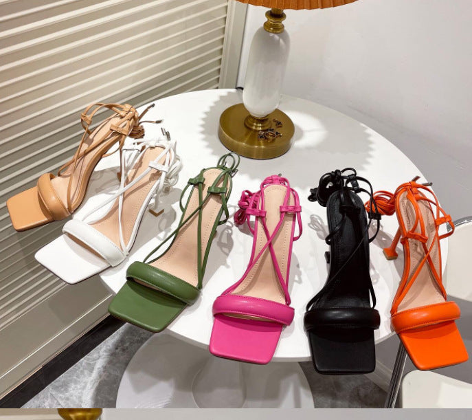 Leah – Cutout Strap Stiletto Heels