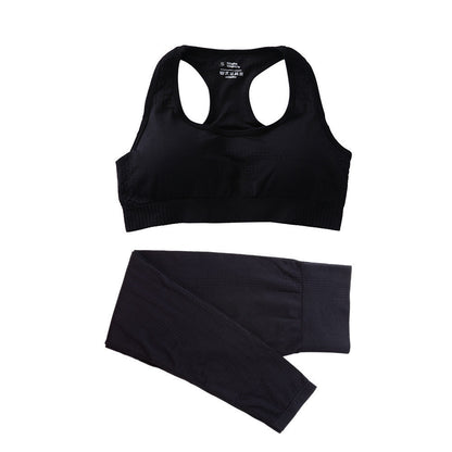 Julia – Seamless Two-Piece Yoga Set with High Waist Leggings