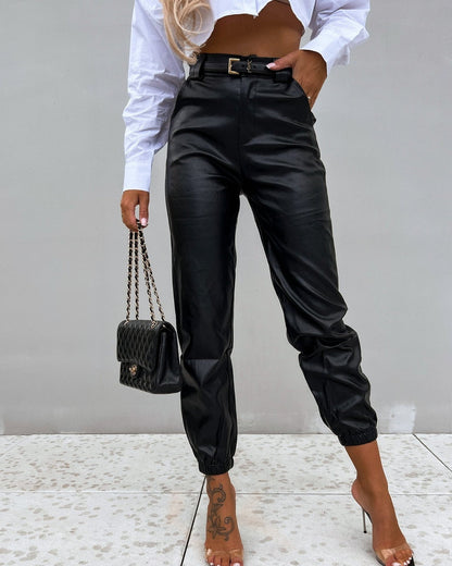 Faith – Women's Vegan Leather Pants
