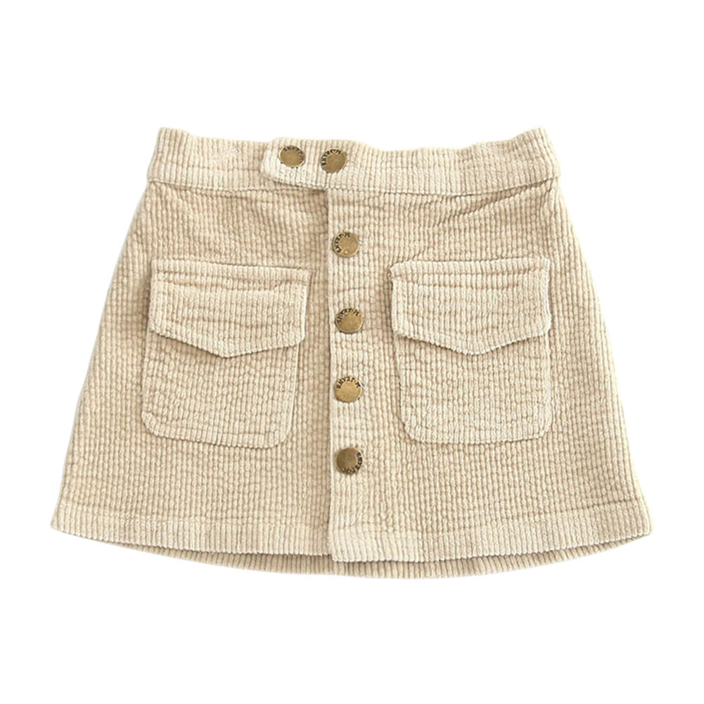 Wendy – Girls' Western Corduroy Skirt