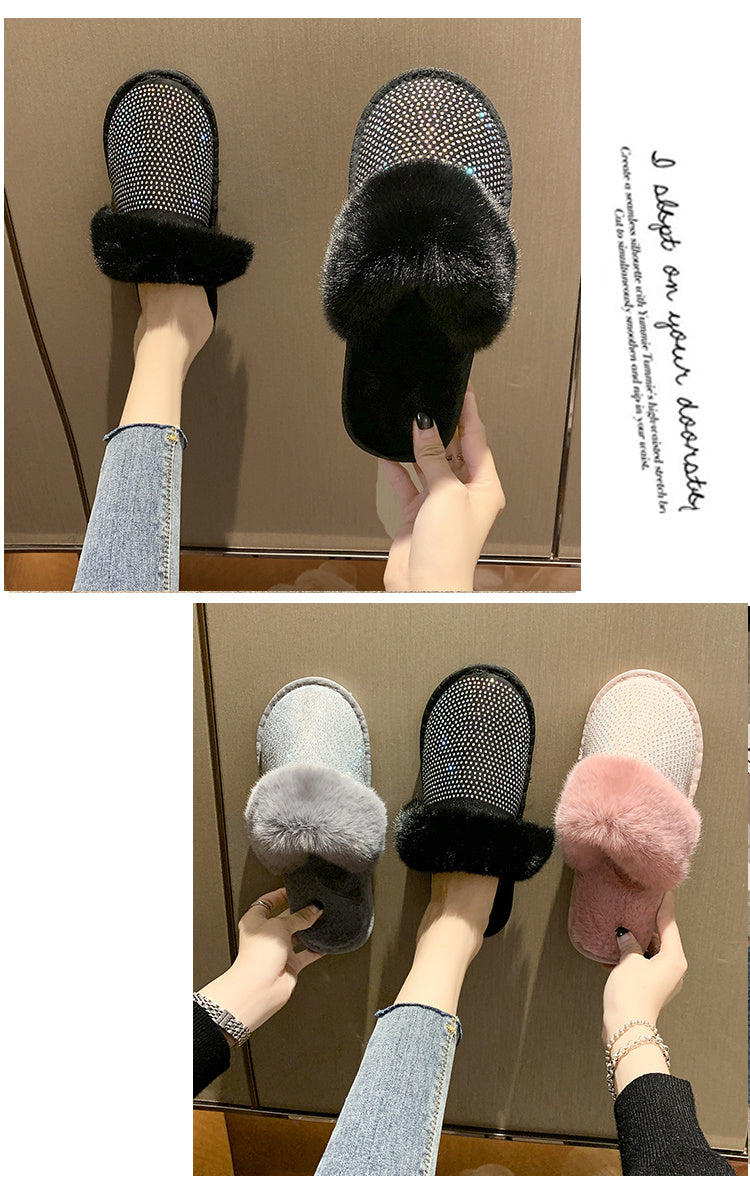 Sharon – Flat Women's Sandals with Rhinestones