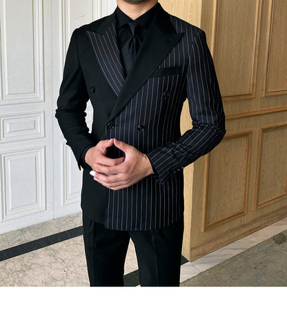 Arthur – Striped Double-Breasted Suit