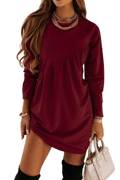 Lynda – Casual Women's Dress with Round Neckline