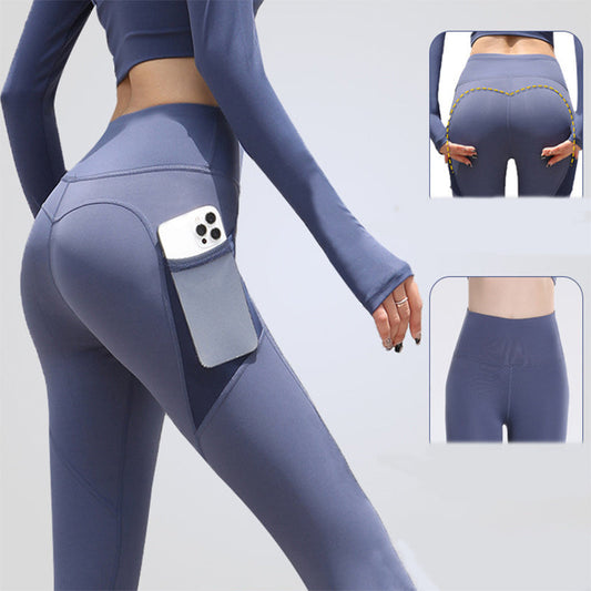 Esme – Seamless Women's Sports Leggings with Pockets and High Waist