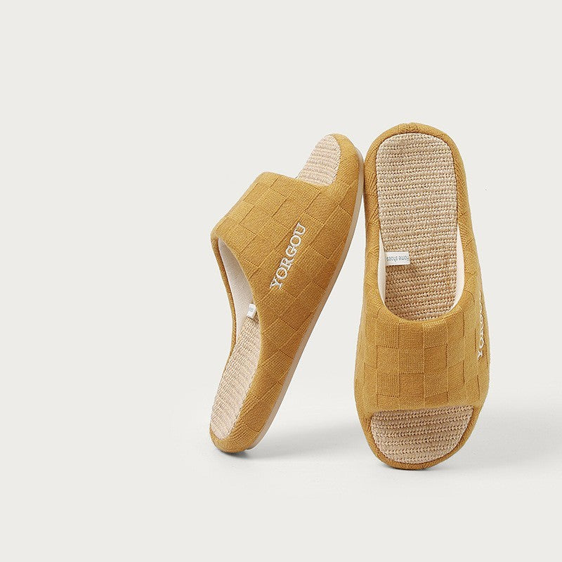 Barbara – Linen Slippers for Women