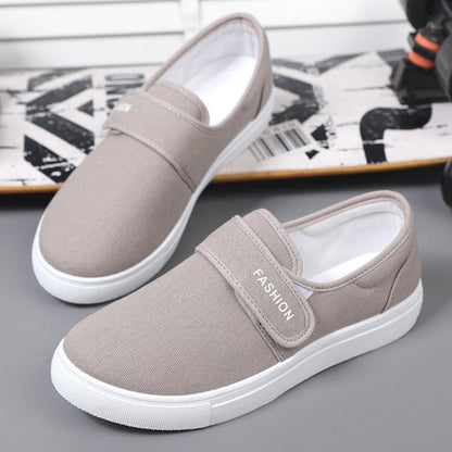 Adrian – Canvas Casual Sneakers with Velcro Strap