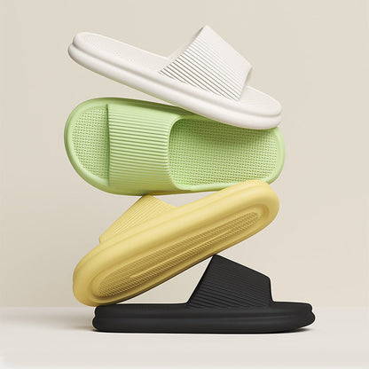 Lily – Striped Non-Slip Women's Slippers