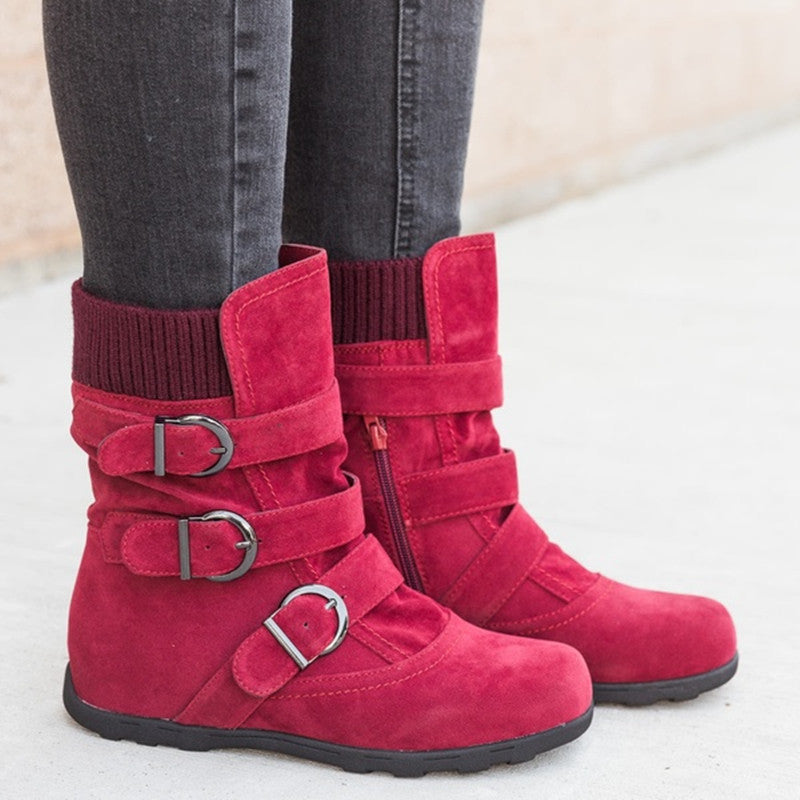 Ronald – Comfortable Winter Boots with Strap and Buckle