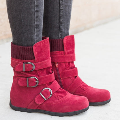 Ronald – Comfortable Winter Boots with Strap and Buckle