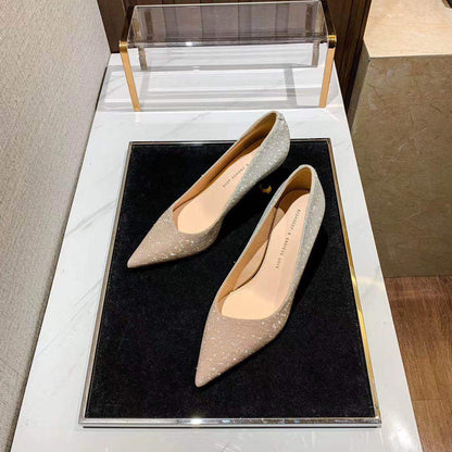 Ann – Crystal Pointed Toe Stilettos
