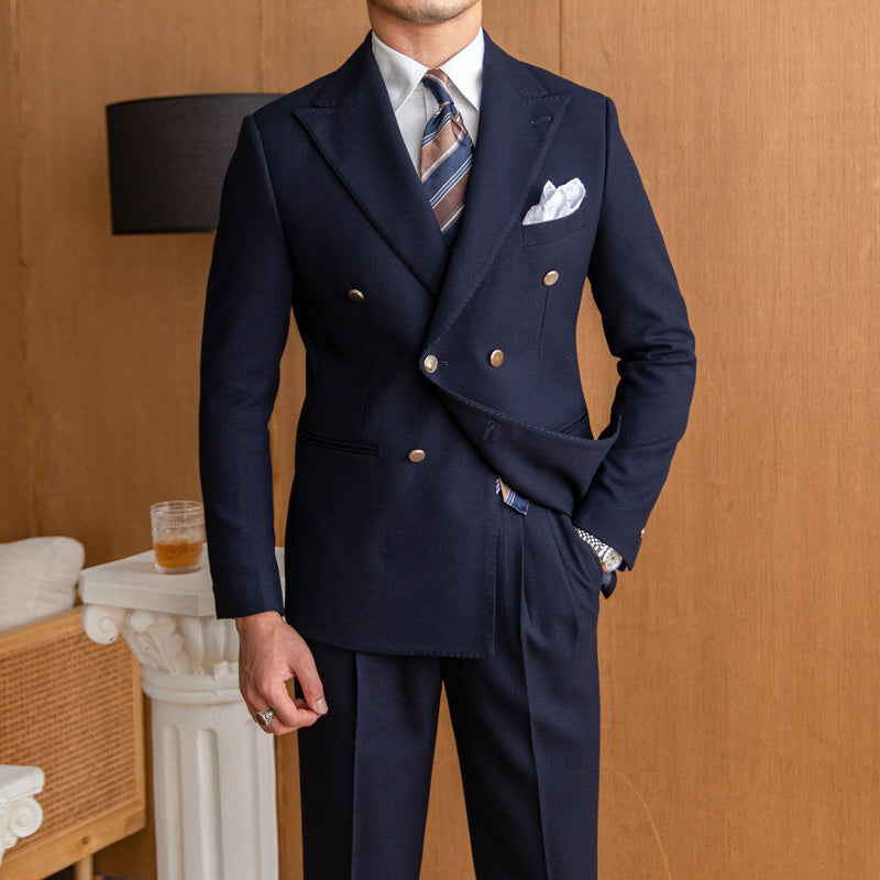 Roy – Slim Double-Breasted Men's Suit