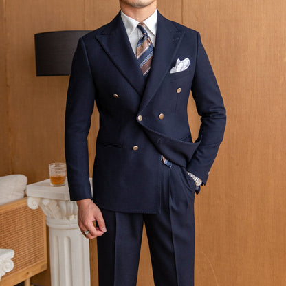 Roy – Slim Double-Breasted Men's Suit