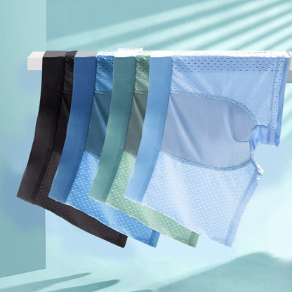 Geoffrey – Breathable Men's Boxers in Ice Silk