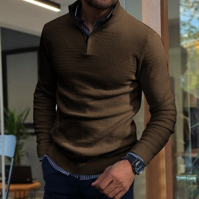 Ryan – Long-Sleeve Men's Polo Shirt with Digital Print