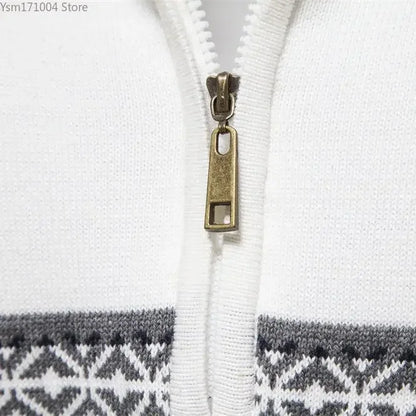 Matt – Striped Turtleneck Sweater for Men